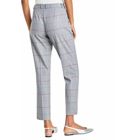 Boss Orange Women's Grey  Tachy Slim-Fit Tapered Trousers |   Boss Orange in Lebanon