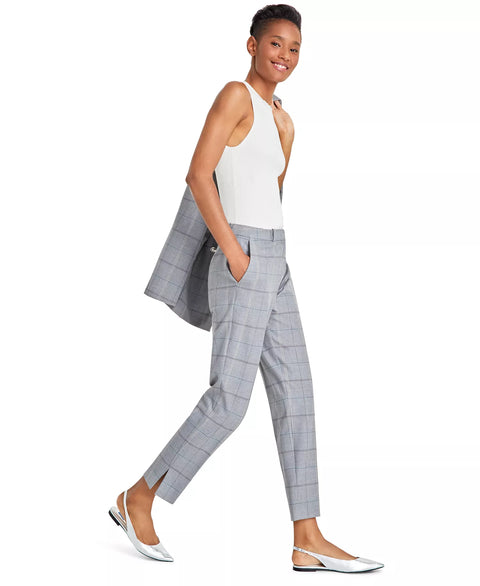 Boss Orange Women's Grey  Tachy Slim-Fit Tapered Trousers |   Boss Orange in Lebanon
