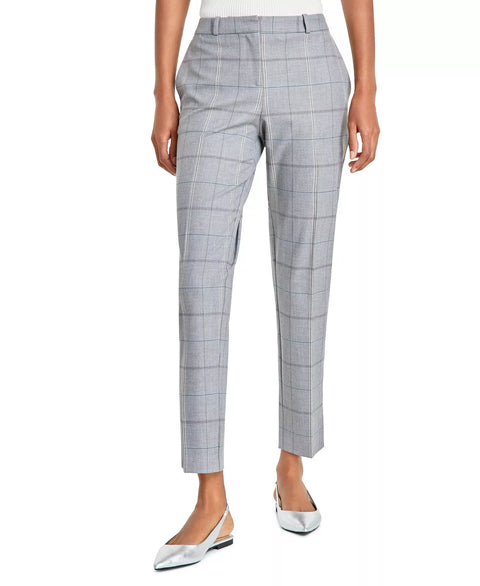 Boss Orange Women's Grey  Tachy Slim-Fit Tapered Trousers |   Boss Orange in Lebanon