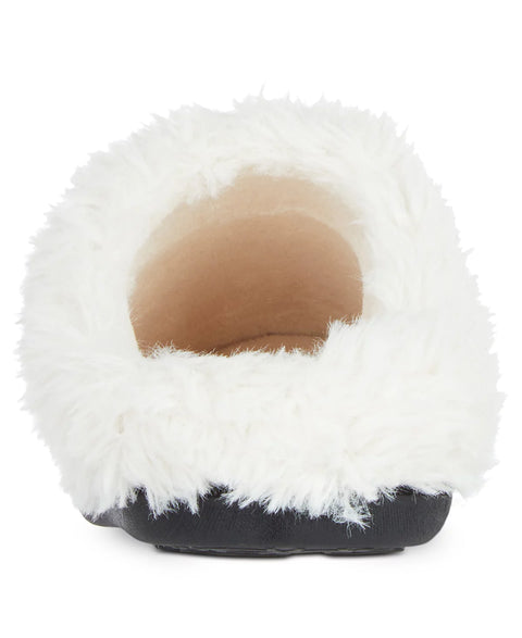 Isotoner Signature Women's Black Louise Quilted Velour Clog Slippers | Isotoner Signature In Lebanon