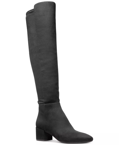 Michael Kors Women's Black Braden Knee High Block Heel Boots |Michael Kors In Lebanon