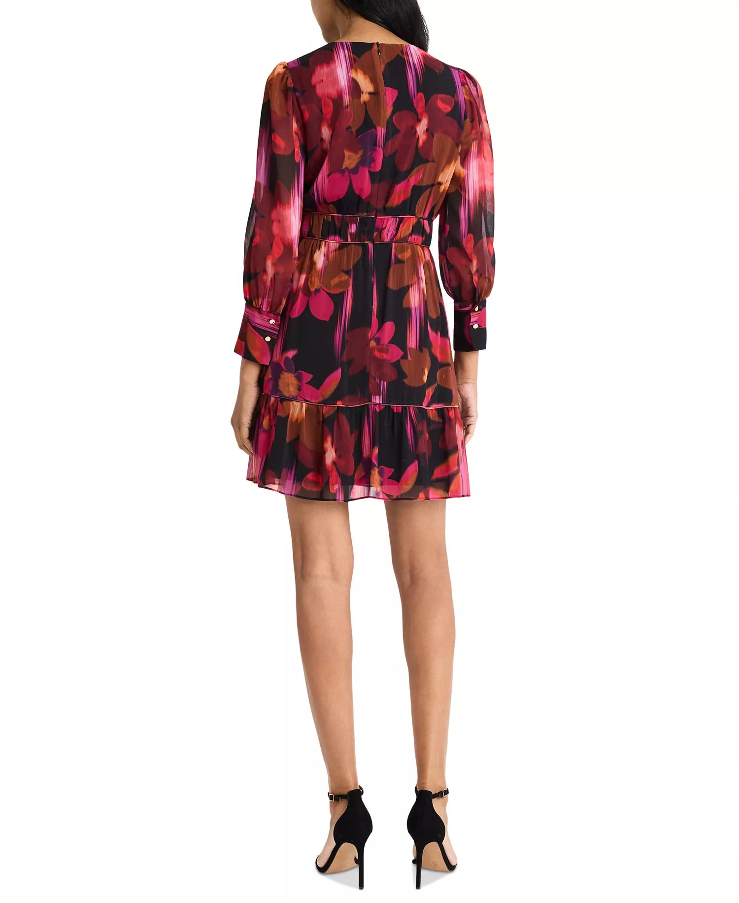 Donna Morgan Women Multicolor Floral Long Sleeve Mini Dress | Donna Morgan in Lebanon
