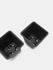 Sinsay Black Set Of 8 Standing Flower Pots | Sinsay In Lebanon