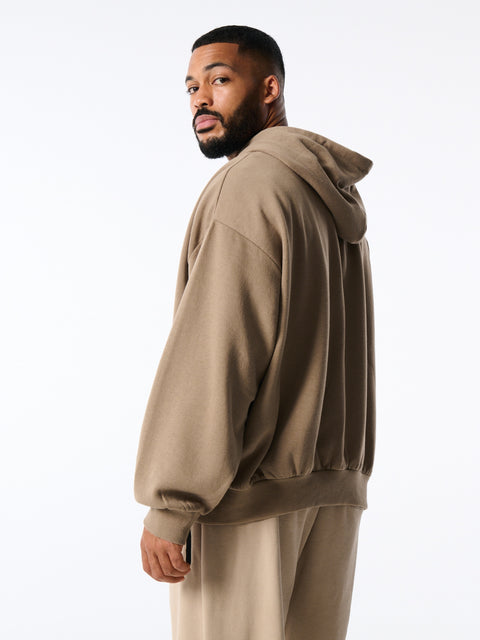 Sinsay Men's Khaki Comfort Zip Up Hooded Jacket|Sinsay In Lebanon