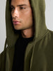Sinsay Men's Khaki Green Zip Up Comfort Jacket | Sinsay In Lebanon