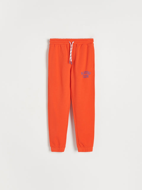 Reserved Boy's Orange Oversized Sweatpants | Reserved In Lebanon