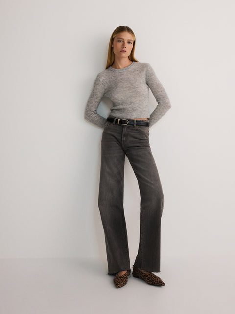 Reserved Women's Grey Alpaca Blend Sweater | Reserved In Lebanon
