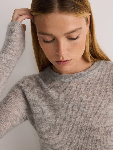 Reserved Women's Grey Alpaca Blend Sweater | Reserved In Lebanon