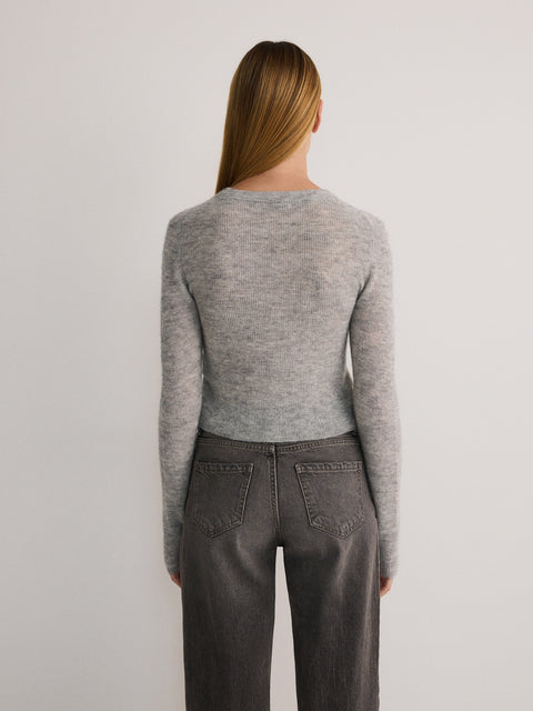 Reserved Women's Grey Alpaca Blend Sweater | Reserved In Lebanon