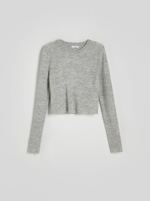 Reserved Women's Grey Alpaca Blend Sweater | Reserved In Lebanon