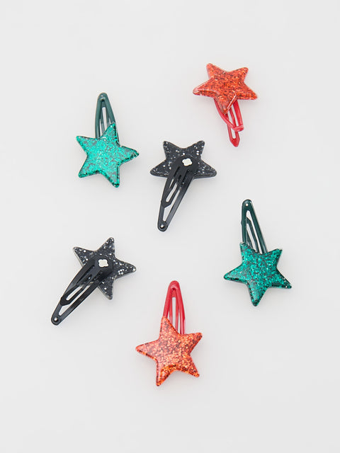 Reserved Girl's Multicolor Hair clips 6 pack | Reserved In Lebanon