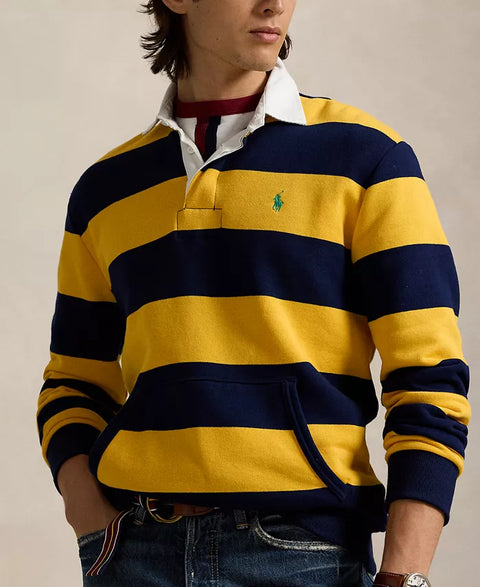 Polo Ralph Lauren Big Boy's Multicolor Striped Fleece Rugby Sweatshirt |Polo Ralph Lauren In Lebanon