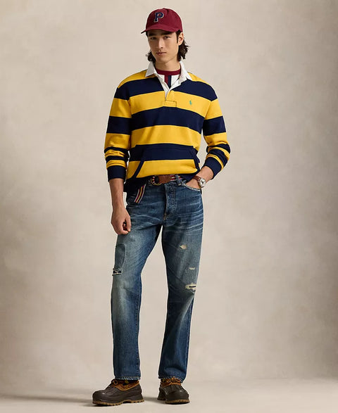 Polo Ralph Lauren Big Boy's Multicolor Striped Fleece Rugby Sweatshirt |Polo Ralph Lauren In Lebanon