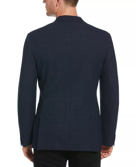 Perry Ellis Men's Navy Slim-Fit 4-Way Stretch Glen Plaid Dobby Sport Coat | Perry Ellis In Lebanon