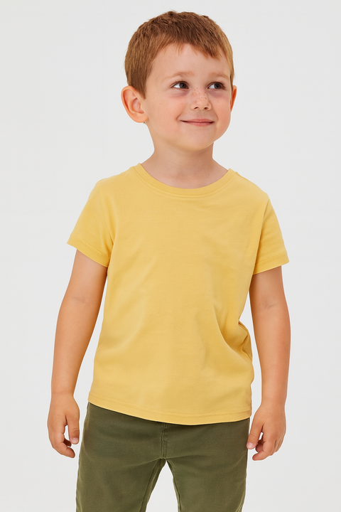 Sinsay Boy's Yellow Short-Sleeve T-Shirts ANFK1235