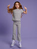 Sinsay Girl's 2-Piece Set White & Navy AYA