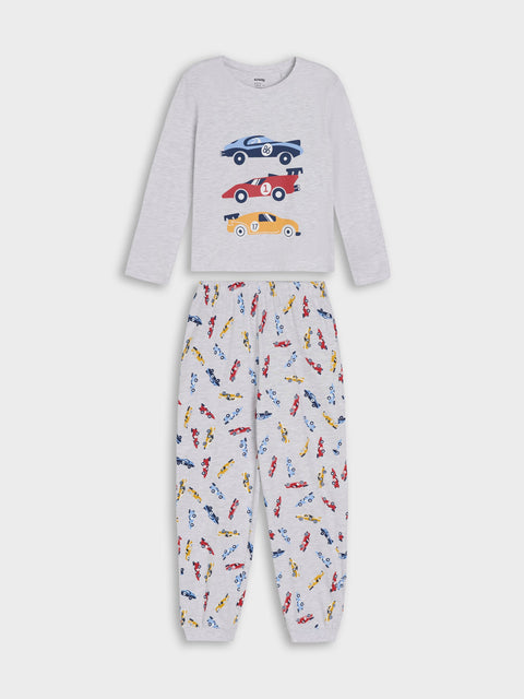 Sinsay Boy’s Grey Race Car Pajama Set | Sinsay in Lebanon