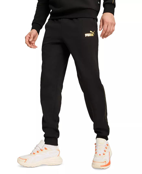 Puma Men's Black Minimal Gold Regular-Fit Taped Sweatpants | Puma In Lebanon