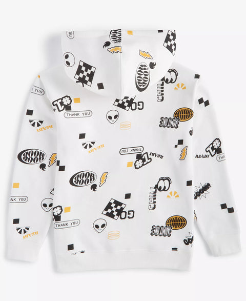 Epic Threads Big Boy White Printed Icon Stickers Jacket | Epic Threads In Lebanon