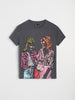 Sinsay Women's Dark Grey T-Shirt With Print | Sinsay In Lebanon