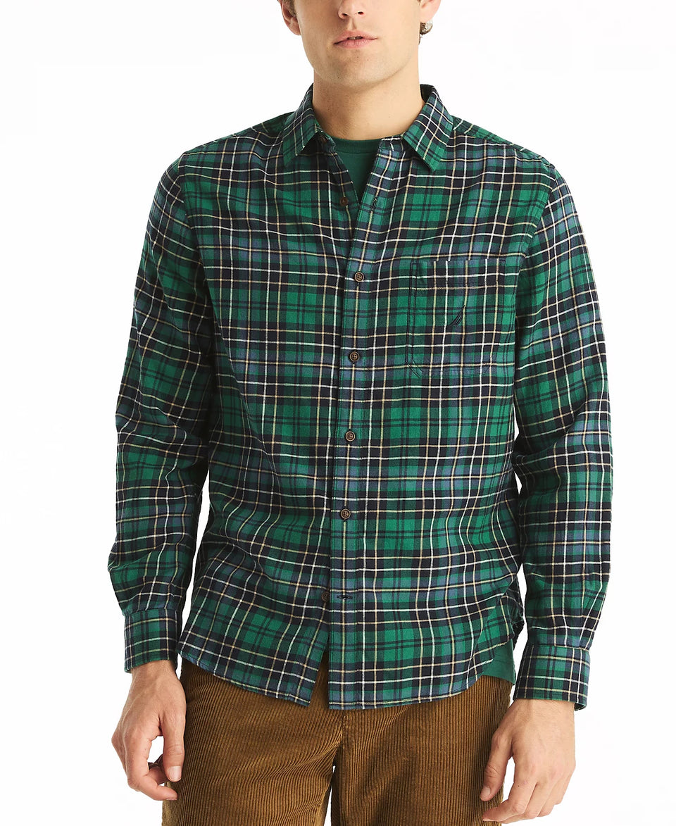 Nautica Men's Navy Classic-Fit Plaid Button-Down Shirt | Nautica In Lebanon