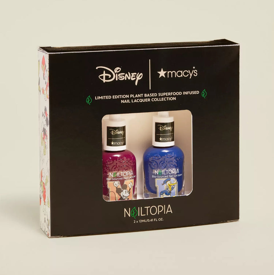 Nailtopia Disney Mickey Mouse & Donald Duck 2-Pc. Nail Polish Set