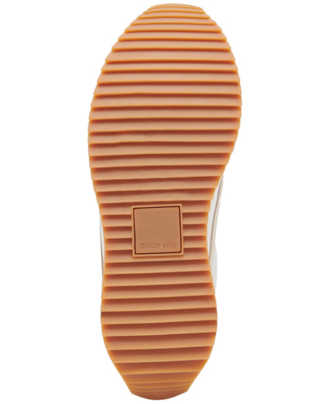 Dolce Vita Women's White & Silver B.ntcd Lace-Up Retro Jogger Sneakers | Dolce Vita In Lebanon