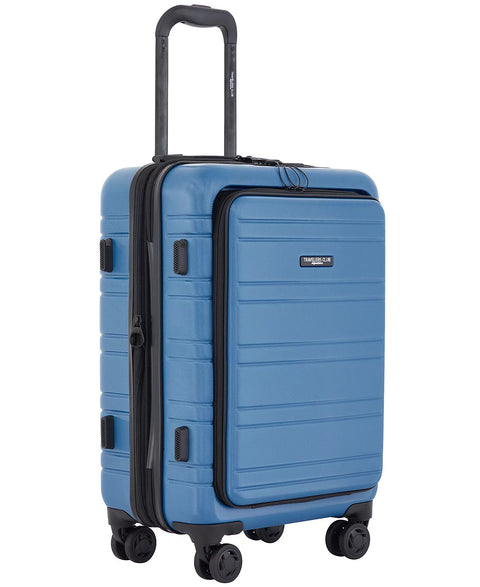 Travelers Club Unisex Blue Discovery 2-Piece Expandable Rolling Carry-On Luggage Set | Travelers Club In Lebanon