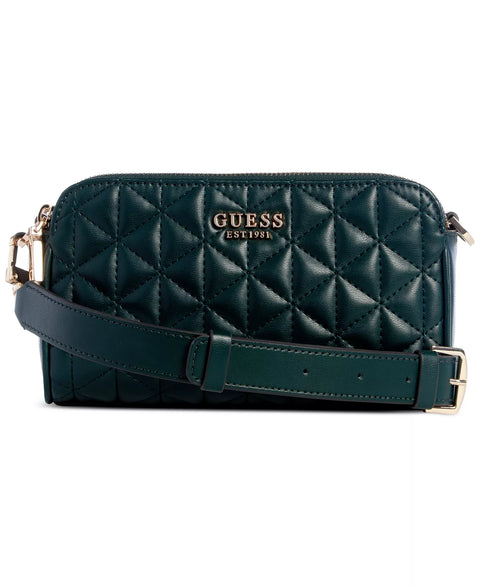 Guess Women's Dark Green Kori Status Small Crossbody | Guess In Lebanon