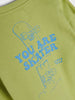 Green sweatshirt with blue graphic and text 'YOU ARE SKATER' on a plain background