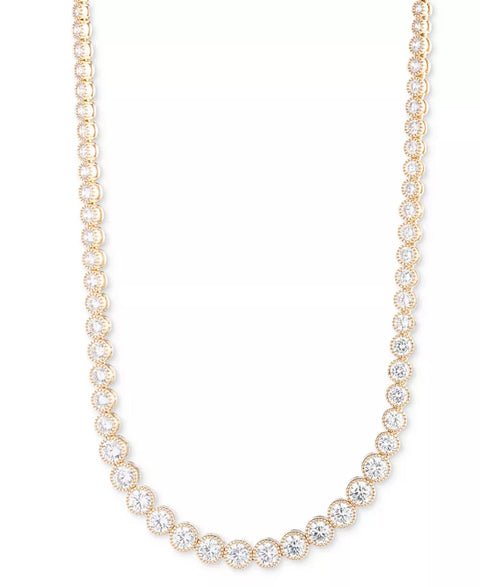 Lauren Ralph Lauren Women's Gold Cubic Zirconia Tennis Collar Necklace 17" + 3" extender | Lauren Ralph Lauren In Lebanon