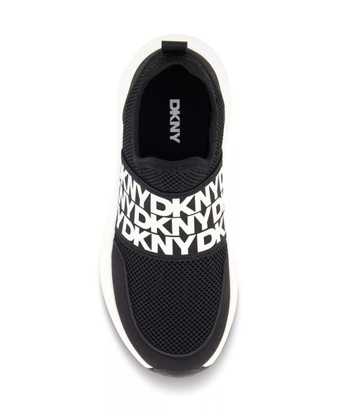 DKNY Girl's Black & White Taylor Sporty Slip On Sneakers | DKNY In Lebanon
