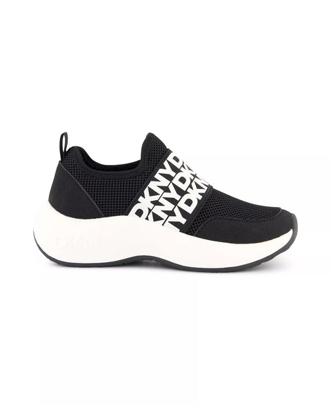 DKNY Girl's Black & White Taylor Sporty Slip On Sneakers | DKNY In Lebanon