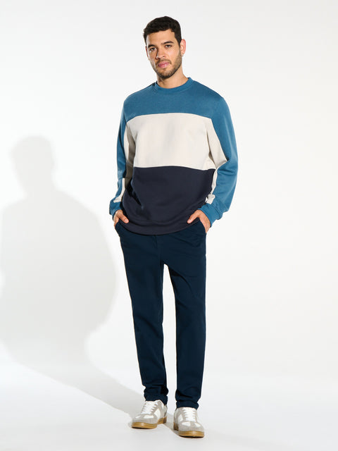 Sinsay Men's Multicolor Block Style Sweatshirt | Sinsay In Lebanon