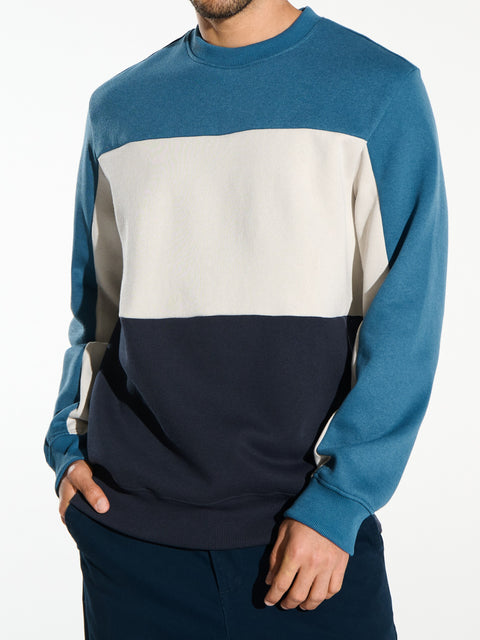 Sinsay Men's Multicolor Block Style Sweatshirt | Sinsay In Lebanon