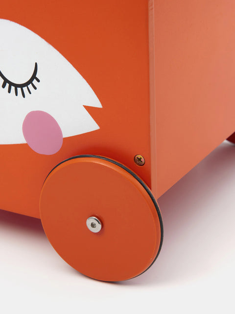 Sinsay Red Fox Themed Storage Box On Wheels | Sinsay In Lebanon