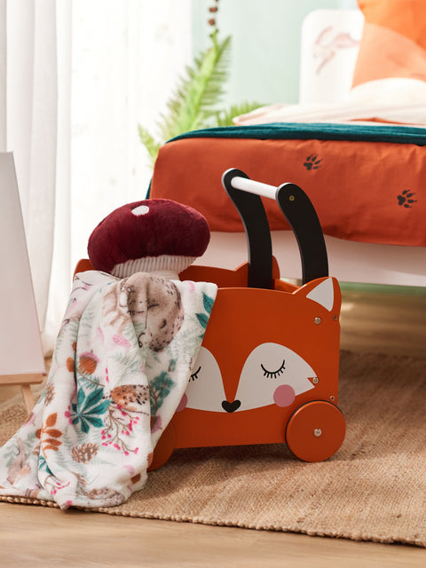 Sinsay Red Fox Themed Storage Box On Wheels | Sinsay In Lebanon