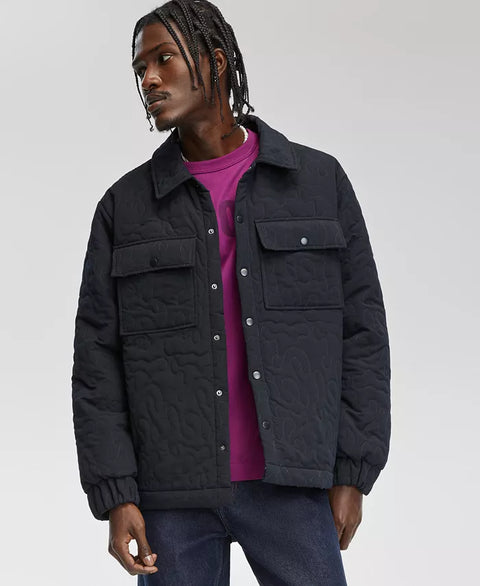 Mode of One Men's Black Quilted Jacket |Mode of One In Lebanon