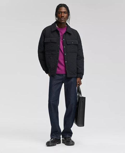 Mode of One Men's Black Quilted Jacket |Mode of One In Lebanon