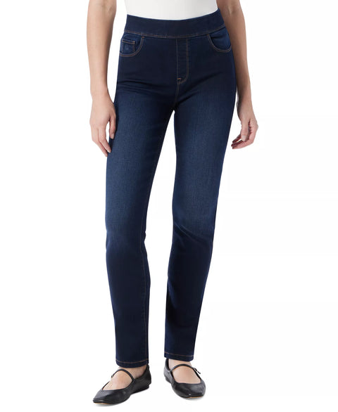 Gloria Vanderbilt Women's Amanda High-Rise Straight Pull-On Jeans | Gloria Vanderbilt In Lebanon