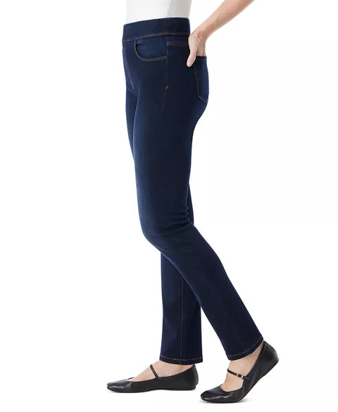 Gloria Vanderbilt Women's Amanda High-Rise Straight Pull-On Jeans | Gloria Vanderbilt In Lebanon