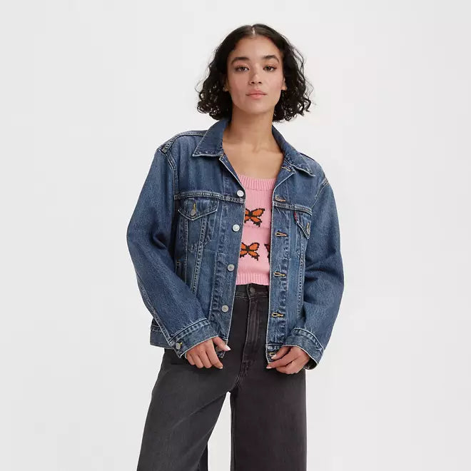 Levi’s Women's Blue Ex-boyfriend Trucker Jacket | Levi’s in Lebanon