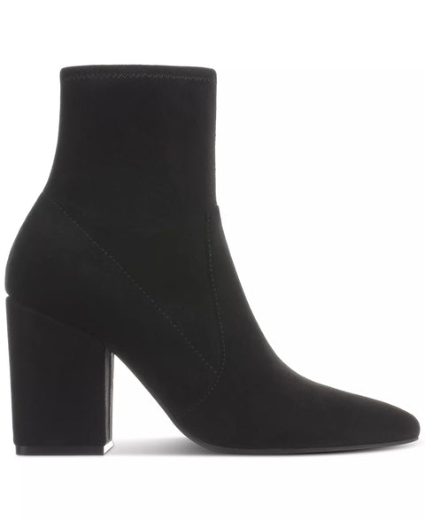 On 34th Women's Black Lydiaa Pointed-Toe Block-Heel Booties | On 34th In Lebanon