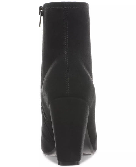 On 34th Women's Black Lydiaa Pointed-Toe Block-Heel Booties | On 34th In Lebanon