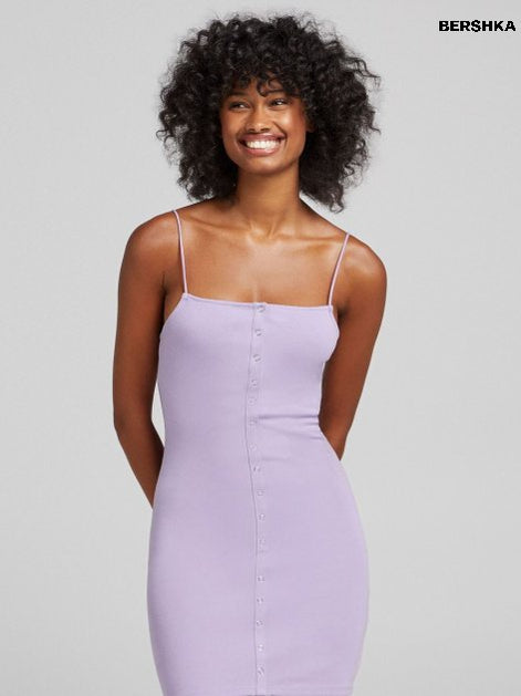 Bershka Women's Purple Dress 0475/987/612