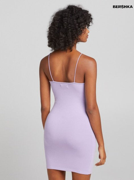 Bershka Women's Purple Dress 0475/987/612