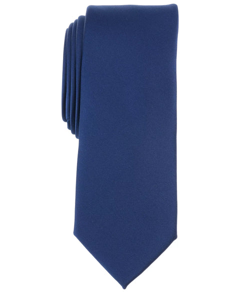 Bar III Men's Dark Navy Logan Solid Tie  | Bar III In Lebanon