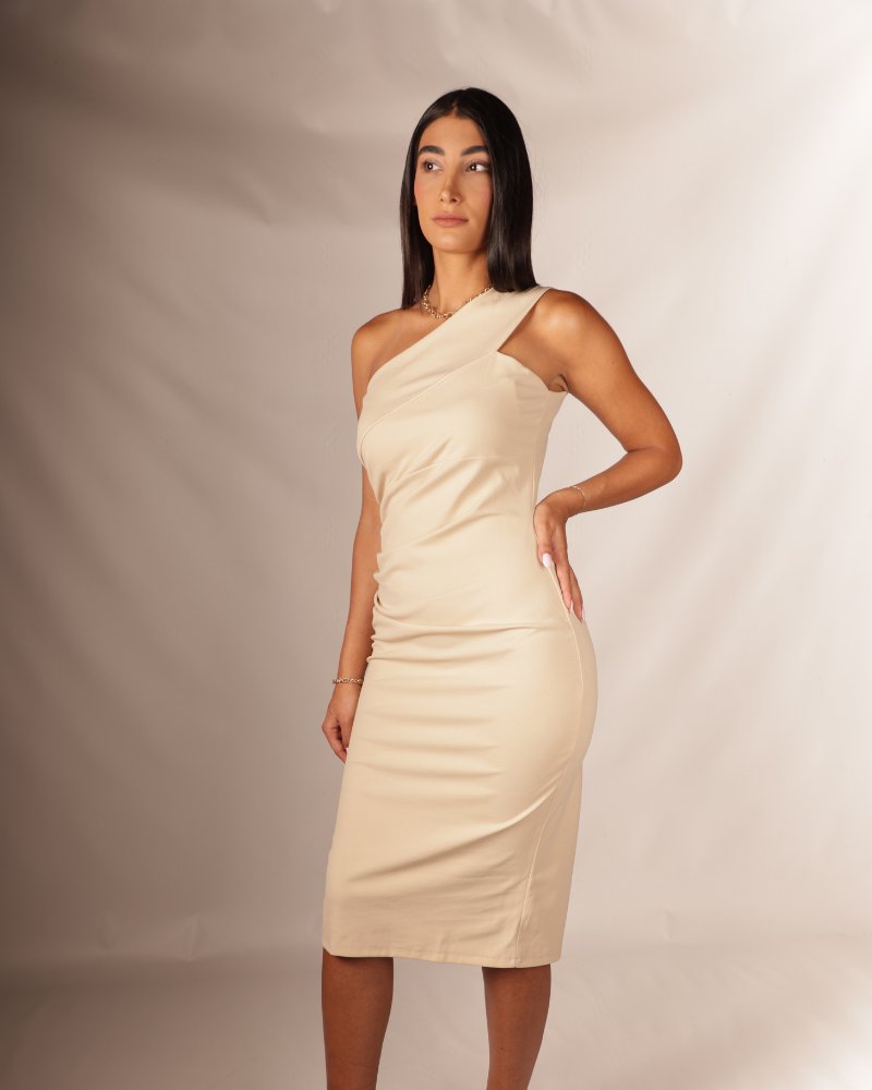 WalG London Women's Beige Dress 11495747 FA206