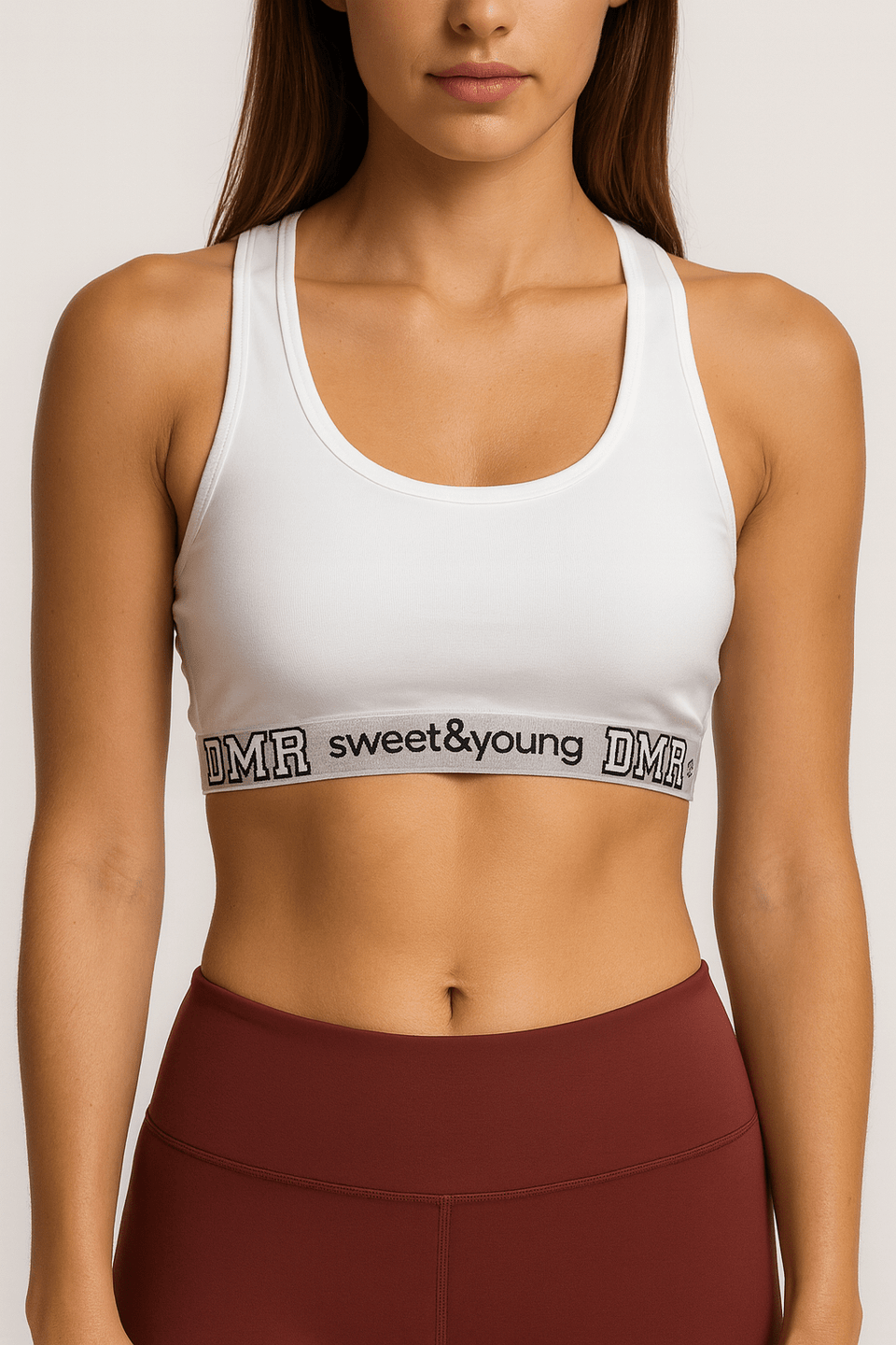 Demar Women's White Sports Bra | Demar In Lebanon