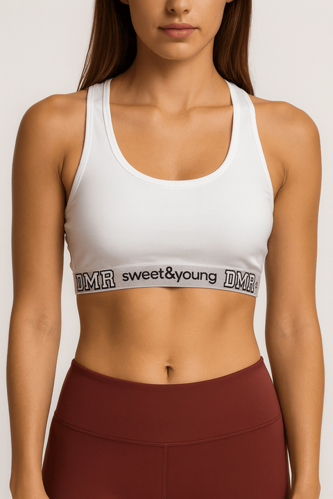 Demar Women's White Sports Bra | Demar In Lebanon